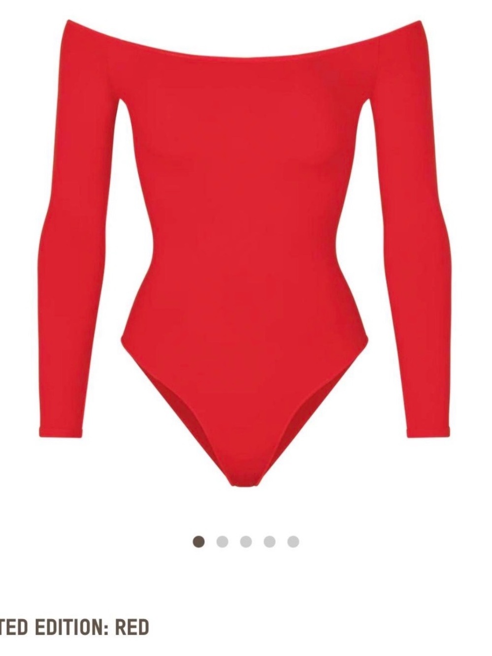 Skims Essential Off the Shoulder Bodysuit Sz L-XL